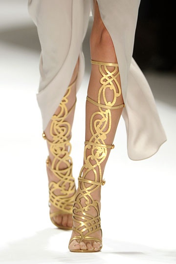 Knee length gladiators