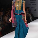 Long zipper saree blouse