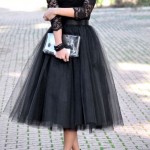 Look Your Best In Black Tulle Skirt Black Tulle skirt