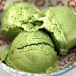 Green tea ice cream