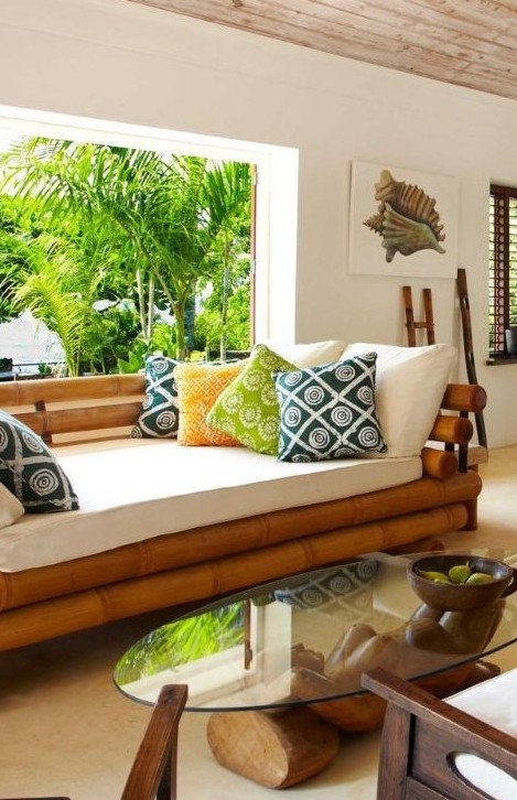 Bamboo sofa sets