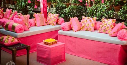 Gota linens for wedding decor