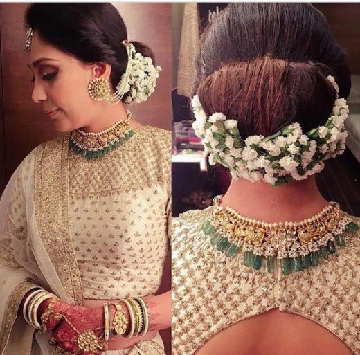Flowers for hair Indian Brides