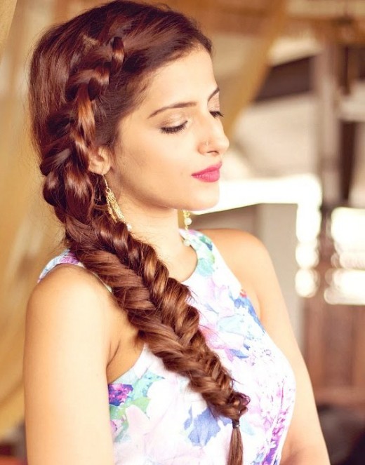 Hairstyle for festive season