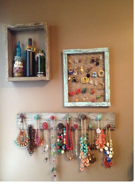 Jewelry storage ideas