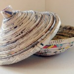 Make Your Own Chandelier This Diwali Newspaper and yarn chandelier