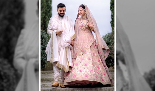 Anushka Sharma in floral lehnga