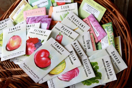 Organic seeds hamper for valentine