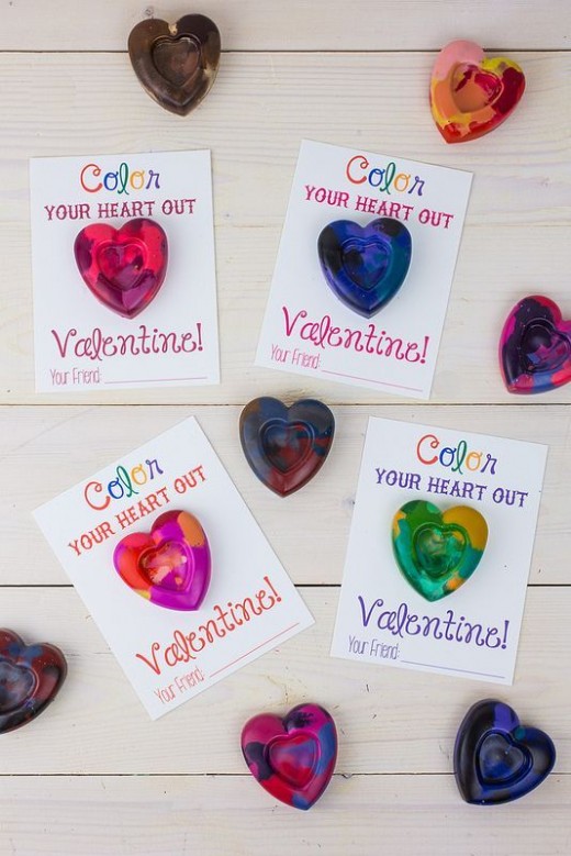 Crayon Hearts