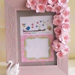 Handmade mother's day photo frame