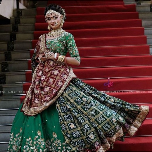 Indian brides without maatha palla