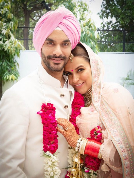 Neha Dhupia and Angad Bedi wedding