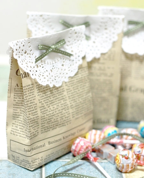 Newspaper bags