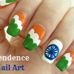 Independence day nail art