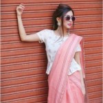 Create A Fusion Look With Peplum Saree Blouse Peplum blouse style for saree
