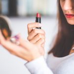 Different uses of lipstick in a makeup