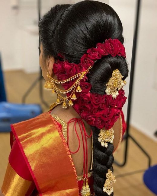 Accessories for a bun hairstyle