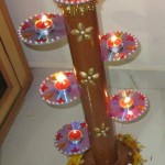Recycle Old CD for Diwali lights