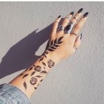 Abstract Mehndi Designs Using Floral And Leaf Patterns Abstract mehndi designs