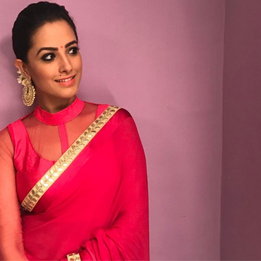 Anita Hassanandani saree blouse