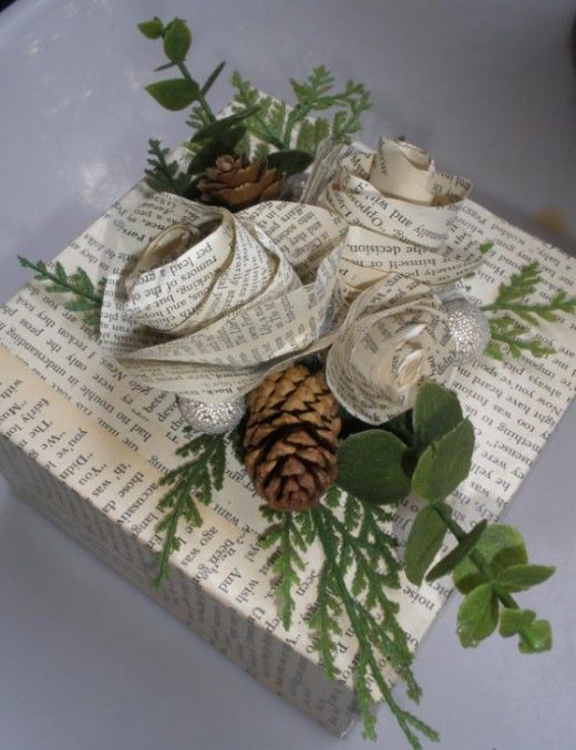 Packing ideas with newspaper