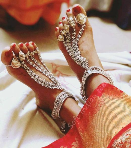 Different payal style, Indian accessory