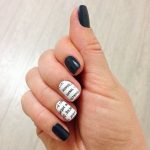 Newspaper nail art
