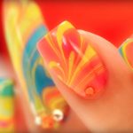 DIY Marble Nails Marble nail art