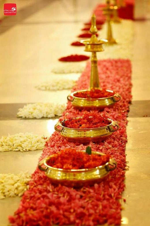 Diwali decoration with flowers