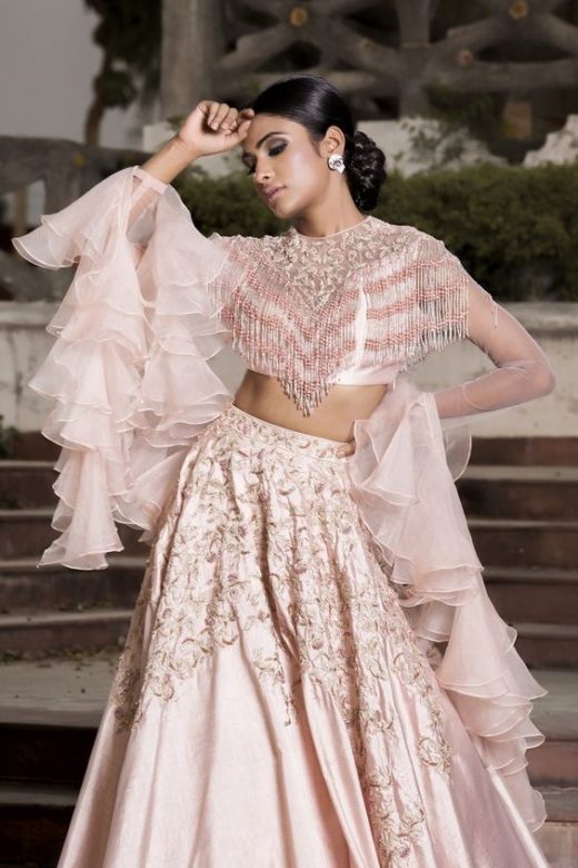 Frill dupattas for ethnic wear