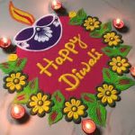 Rangoli design for Diwali