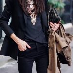 Wear traditional jewelery with winter wear