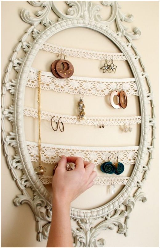 DIY jewellery organisers and holders