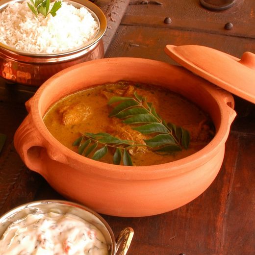 Clay pot for cooking food