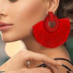 DIY tassel earrings