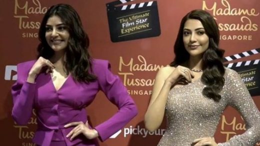 Kajal Aggarwal wax statue at Madame Tussauds Singapore
