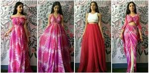 No cut, no sew saree dress drape