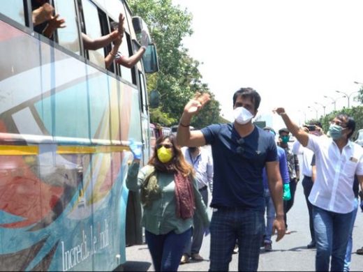 Sonu Sood helping migrant workers to go back to their homes
