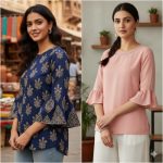 Flare Or Flounce sleeve Ideas for Kurta And Kurti's Flare sleeves for kurta