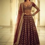 Contemporary Lehnga Choli Designs In Brocade Brocade lehnga designs
