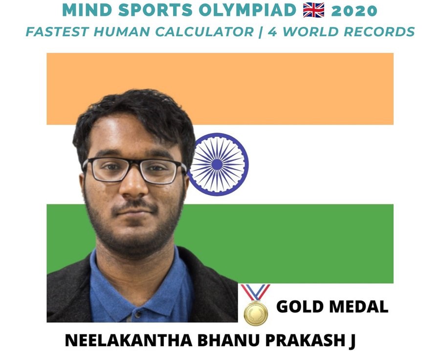 Neelakantha Bhanu Prakash, Worlds fastest human calculator