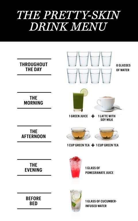 24 hrs Pretty skin drink menu