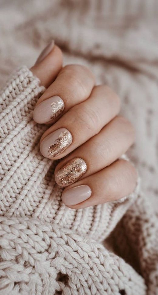 Foil transfer nail art designs