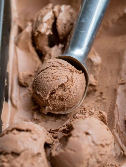 Homemade no cook Chocolate ice cream recipe