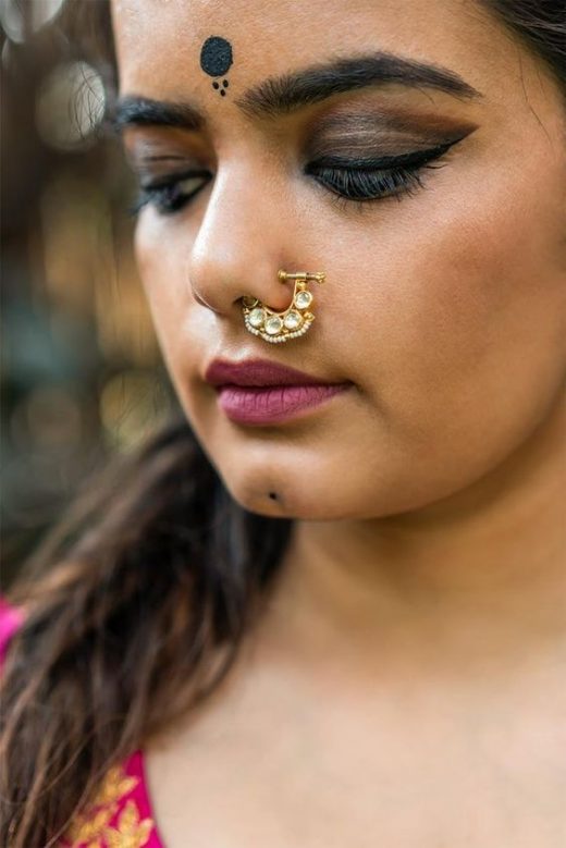 Black bindi designs and looks