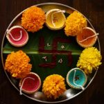 4 Ways To Decorate Pooja Thali For Navratri Pooja thali decor for Navratri