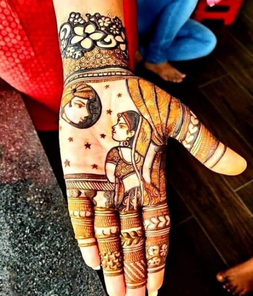 Karwachauth mehndi designs