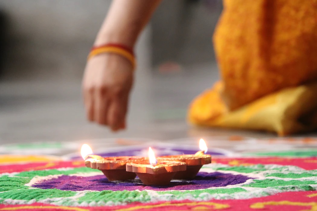 Rangoli design for Diwali