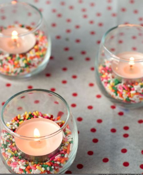 Tea light decor ideas for Diwali