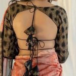 6 Blouse Designs Which Look Striking With A Back Doori Detail Back tie up detail for blouse